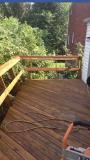 After a completed cleaning service project in the area