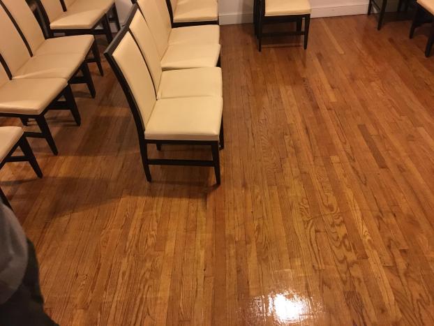 A recent professional commercial cleaning service job in the area