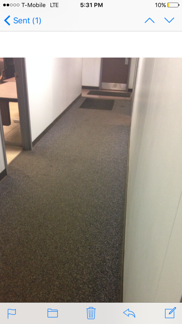 A recent commercial cleaners service job in the area