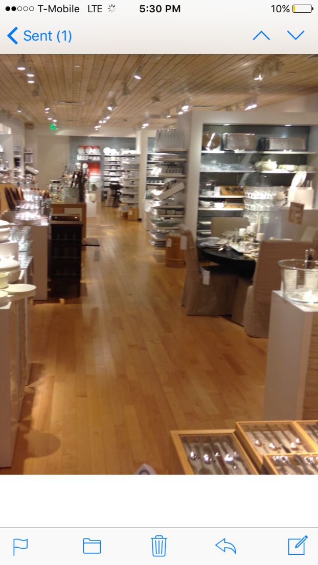 A recent commercial cleaning job in the area